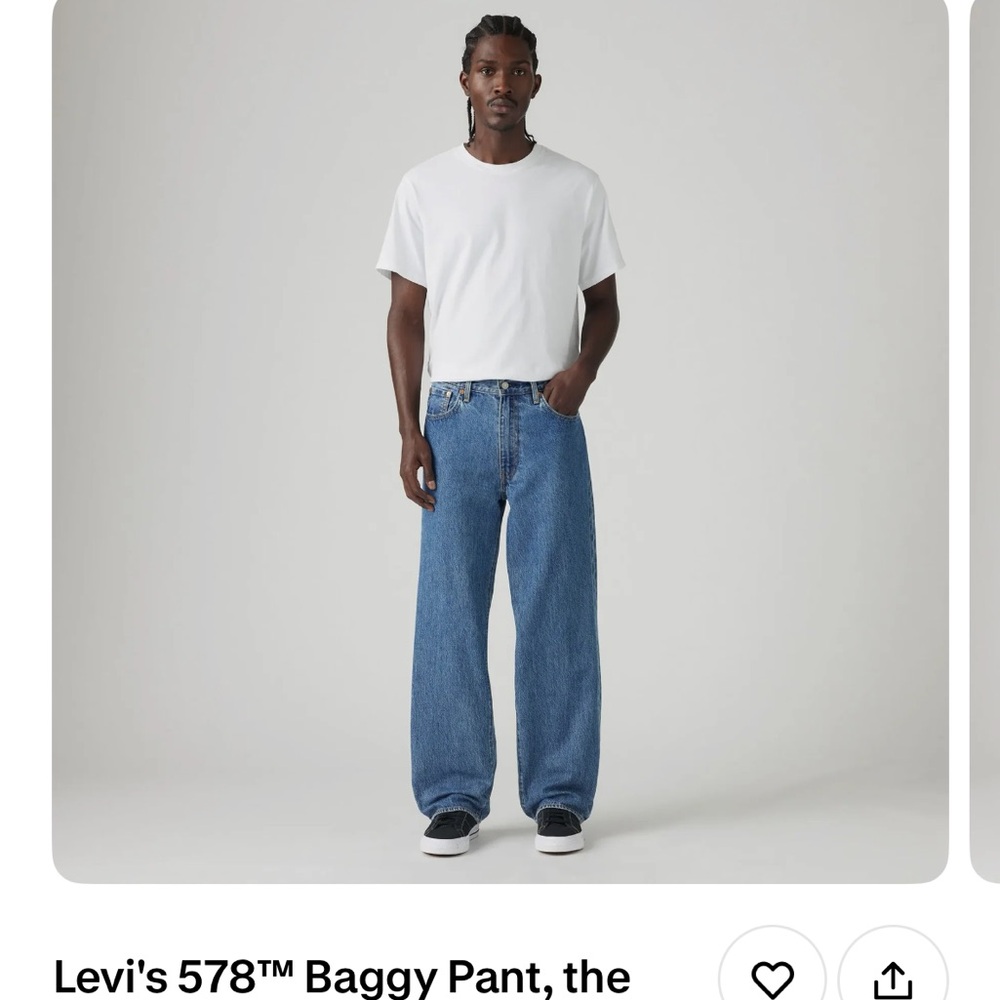 Levi's Men's Relaxed Blue Jeans